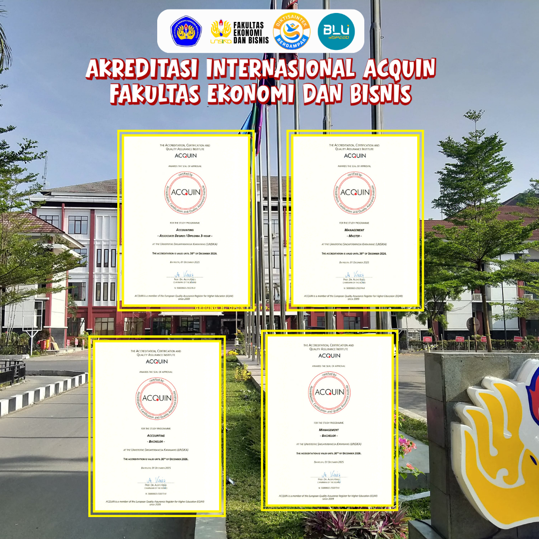 Sertifikat Akreditasi Internasional FEB UNSIKA